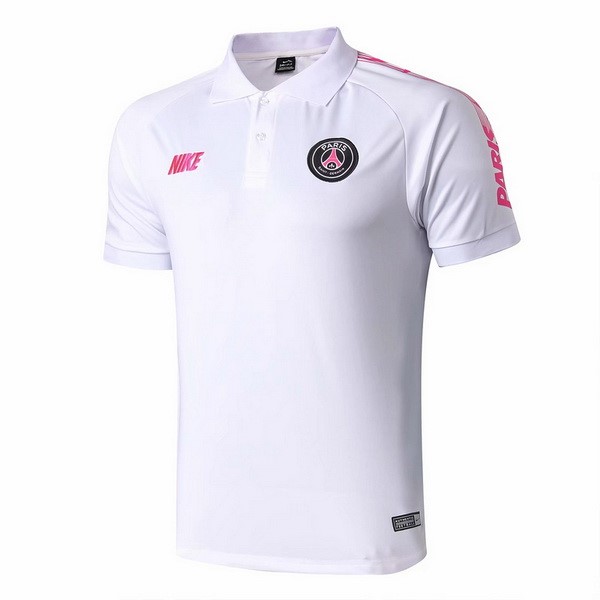 Polo Paris Saint Germain 2019-2020 Blanco Rosa